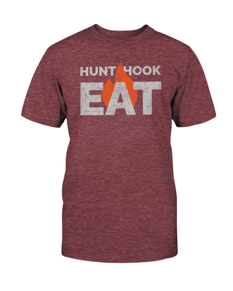 Hunt Hook Eat Logo Tshirt