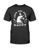 Deer and Beer Make Me Happy T-shirt