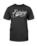 Fishing Makes Me Happy T-shirt